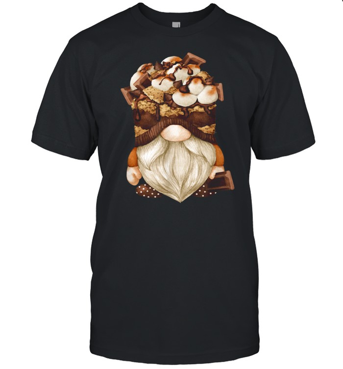 Gnome For Campfire & Camper Matching Couples S`More T-Shirt