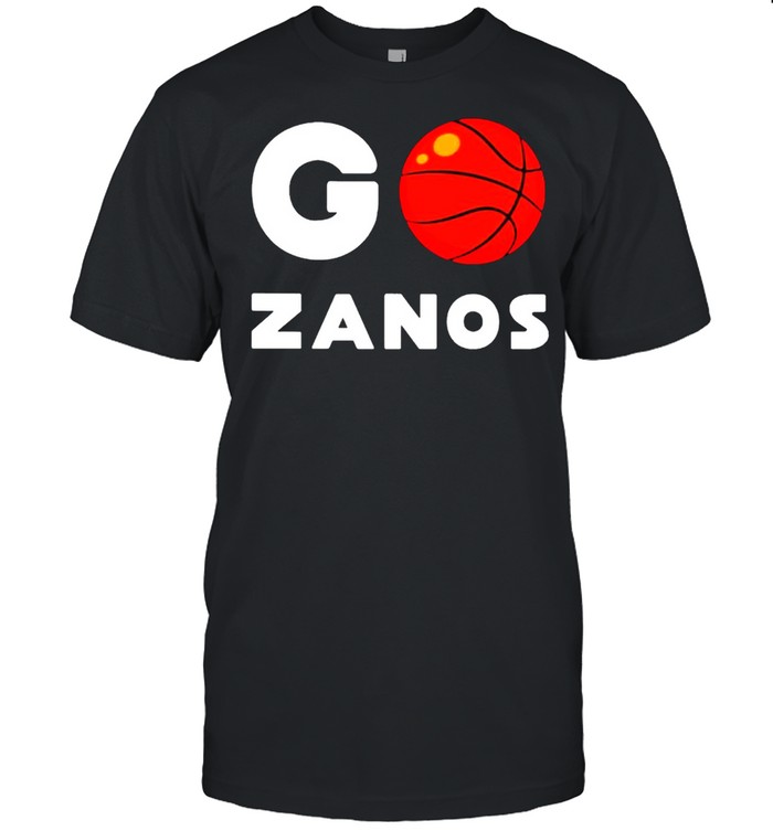 Go Zanos Basketball T-Shirt