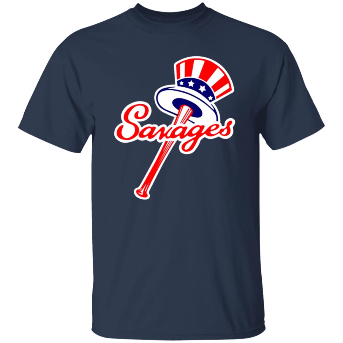 -York-Yankees-Tommy-Kahnle-Savages G500 Gildan 5.3 Oz. T-Shirt -York-Yankees-Tommy-Kahnle-Savages G500 Gildan 5.3 Oz. T-Shirt