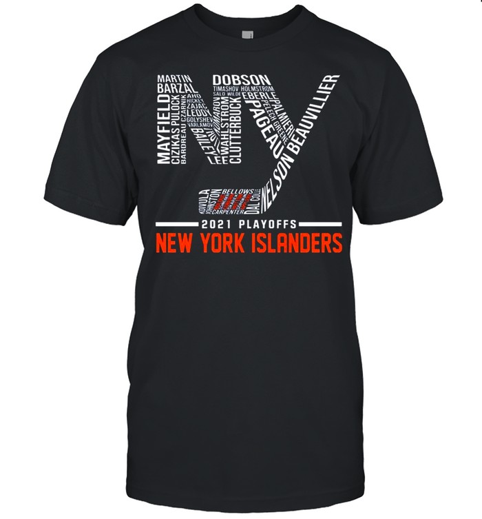 Nhl 2021 Playoffs York Islanders Name Players T-Shirt