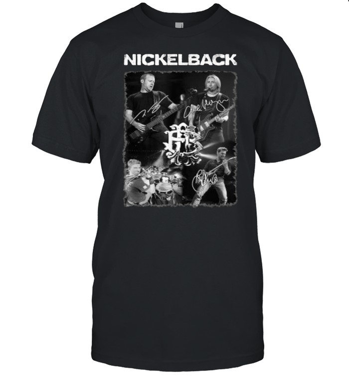 Nickelbacks Signatures Rock Band Legend 80S 90S T-Shirt Nickelbacks Signatures Rock Band Legend 80S 90S T-Shirt