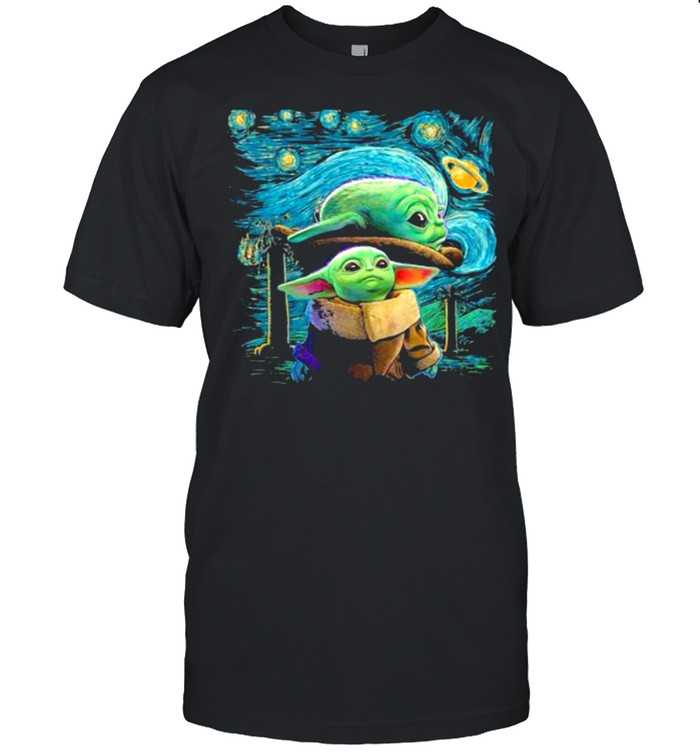 Night Galaxy Yoda Star Wars T-Shirt Night Galaxy Yoda Star Wars T-Shirt