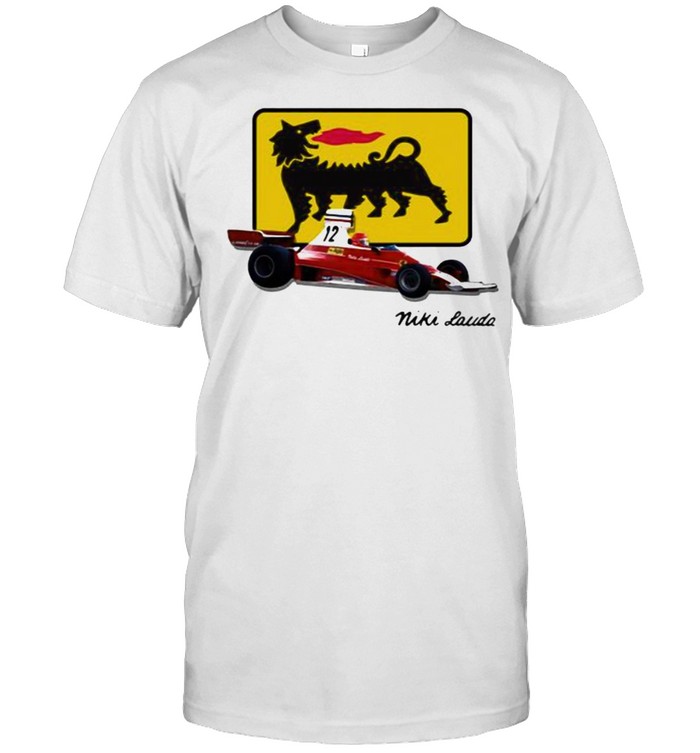 Niki Lauda Scudera Ferrari 12 Car T-Shirt Niki Lauda Scudera Ferrari 12 Car T-Shirt