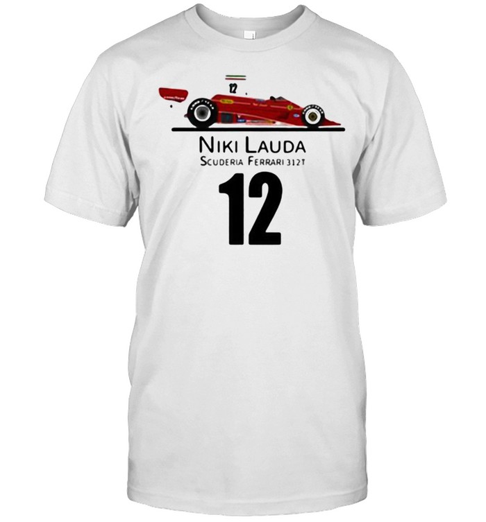 Niki Lauda Scudera Ferrari 321T 12 Car T-Shirt