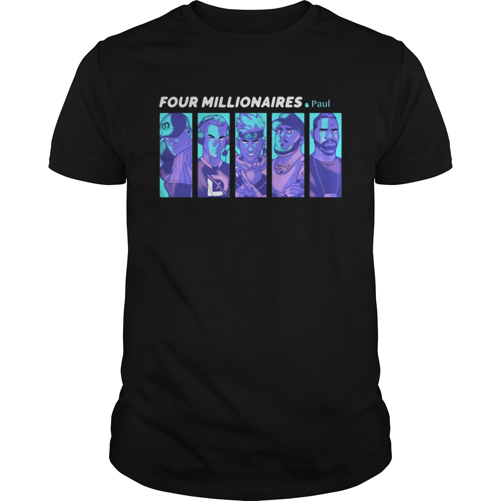 Ninja Charity Four Millionaires And Paul T-Shirt