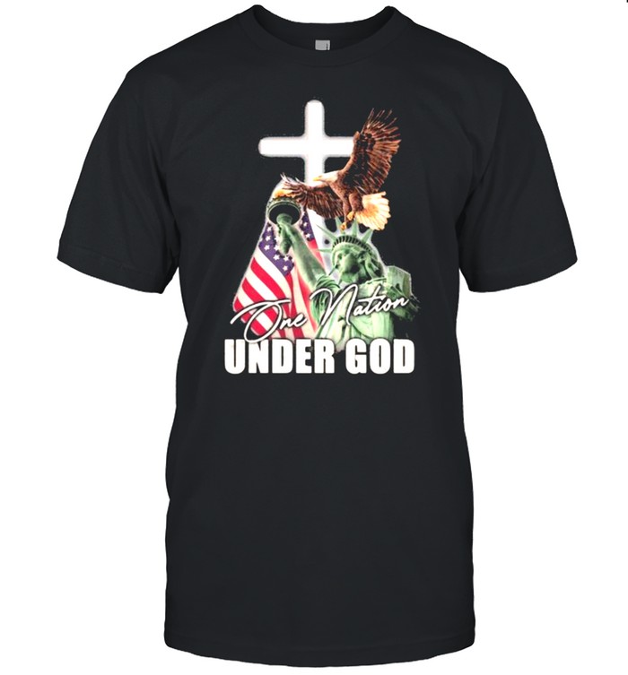 One Nation Under God Eagle American Flag The Liberty T-Shirt