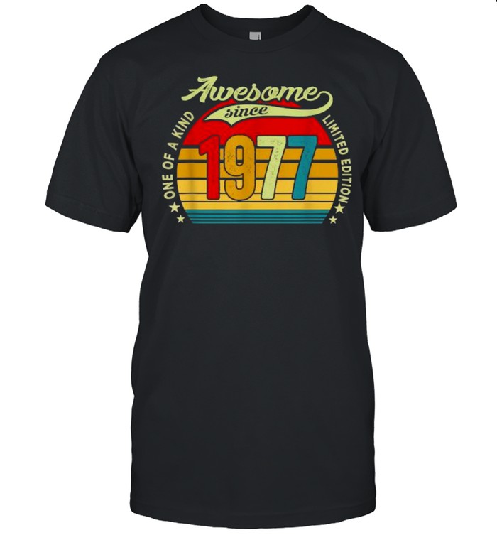 One Of A Kind Awesome Since 1977 Vintage T-Shirt