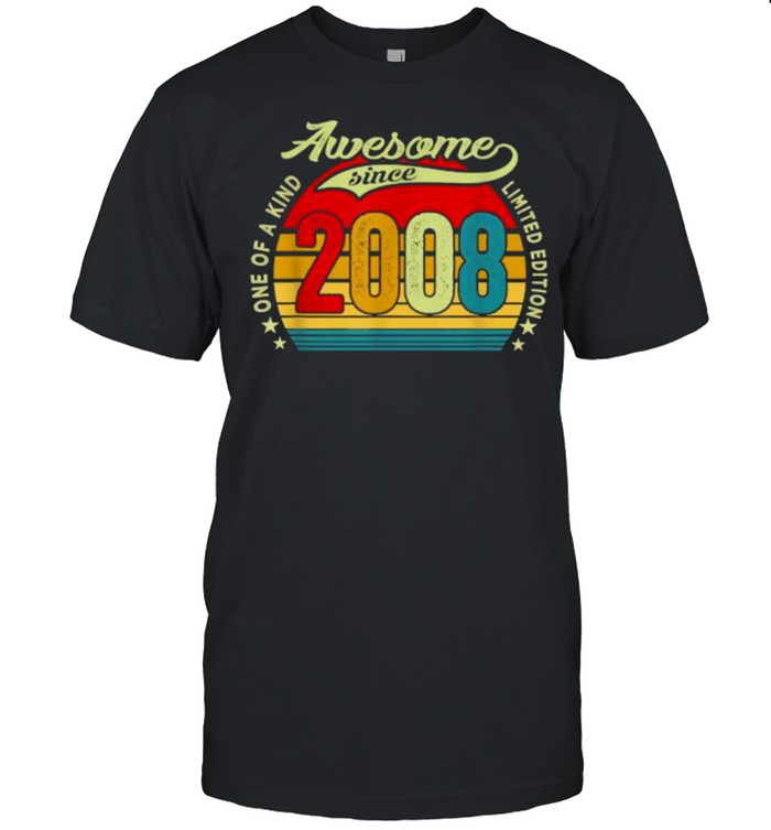 One Of A Kind Awesome Since 2008 Vintage T-Shirt