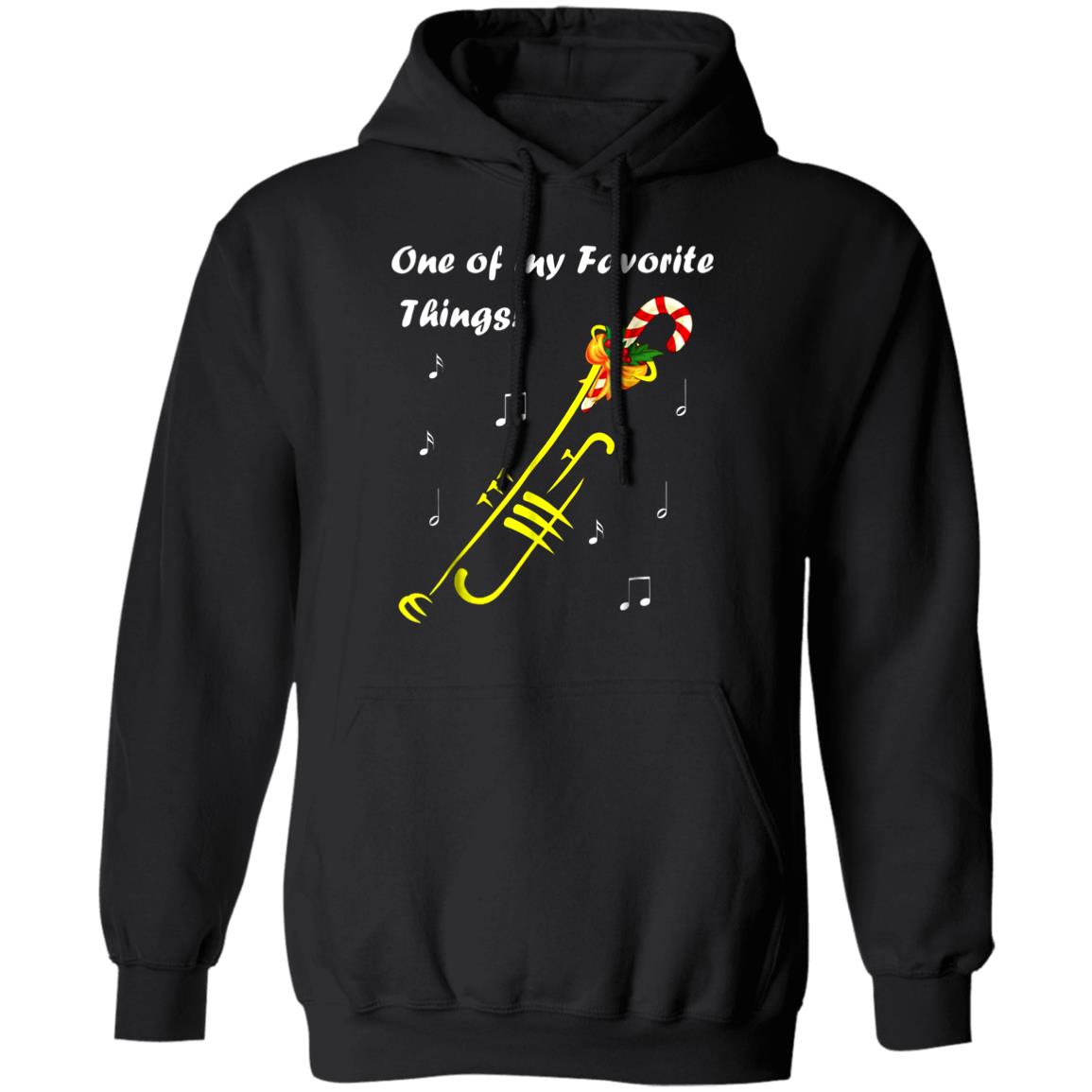 One-Of-My-Favorite-Things-Trumpet-And-Christmas G185 Gildan Pullover Hoodie 8 Oz. T-Shirt One-Of-My-Favorite-Things-Trumpet-And-Christmas G185 Gildan Pullover Hoodie 8 Oz. T-Shirt