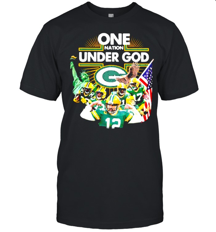 One Under God Green Bay Packers T-Shirt One Under God Green Bay Packers T-Shirt
