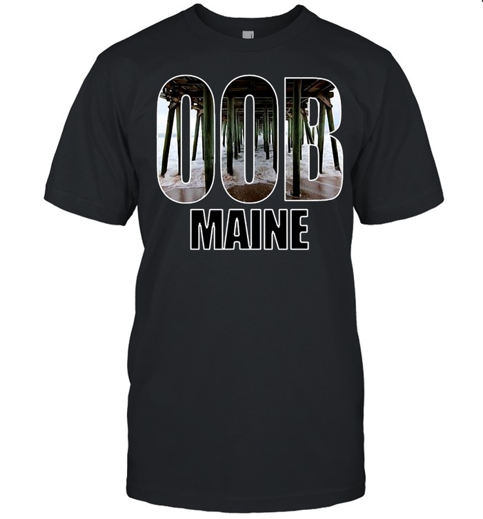 Oob Old Orchard Beach Maine Pier Boardwalk Ocean Sand T-Shirt