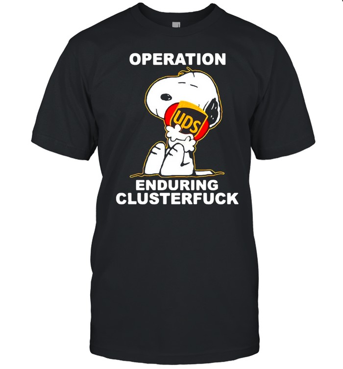 Operation Enduring Clusterfuck Snoopy Hug Logo T-Shirt