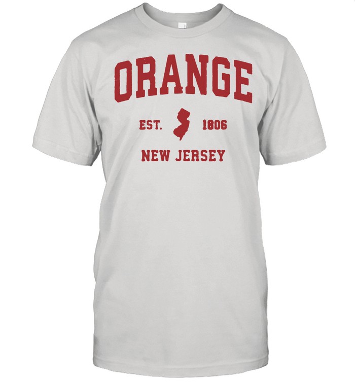 Orange Jersey 1806 Nj Vintage Sports T-Shirt Orange Jersey 1806 Nj Vintage Sports T-Shirt