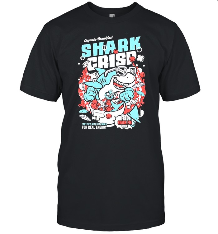 Organic Breakfast Shark Crisp Free Shark Fin Inside T-Shirt