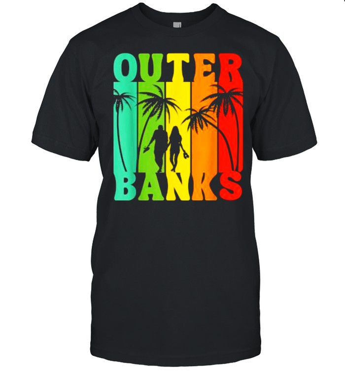 Outer Banks T-Shirts Vintage 80S Obx North Carolina Gift T-Shirt