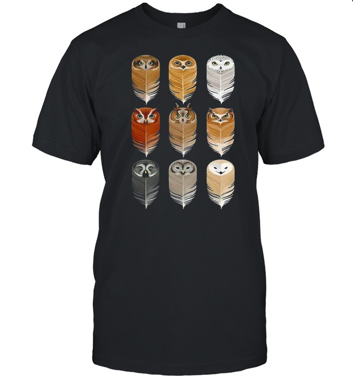 Owl In Feathers T-Shirt Owl In Feathers T-Shirt