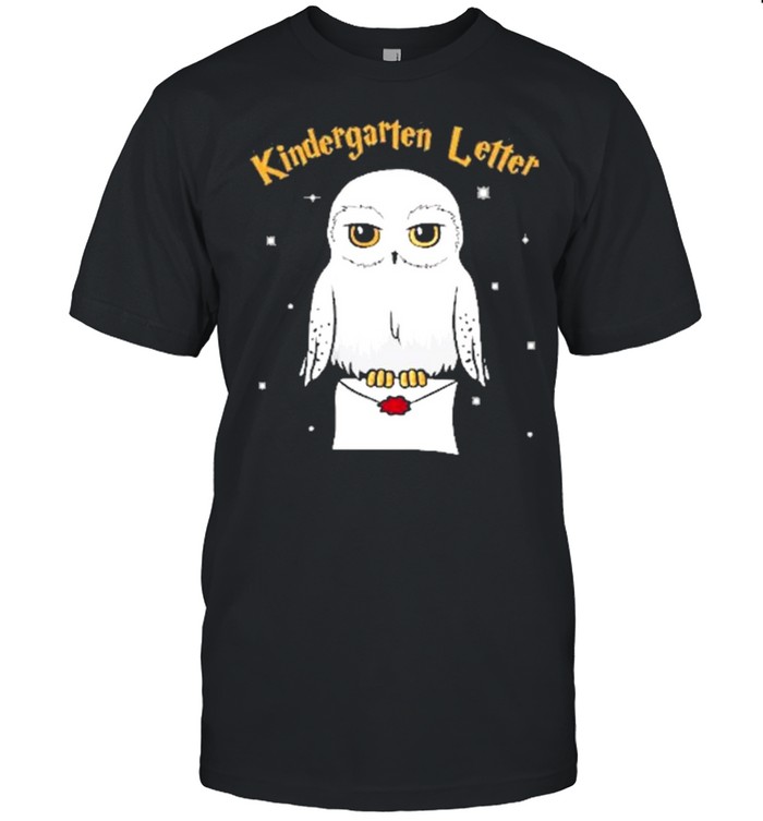 Owl Kindergarten Letter Kids Name Back To School T-Shirt