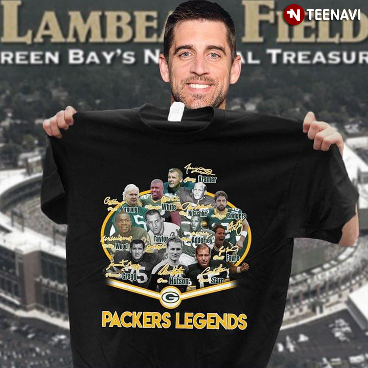 Packers Legends Green Bay Packers T-Shirt Packers Legends Green Bay Packers T-Shirt