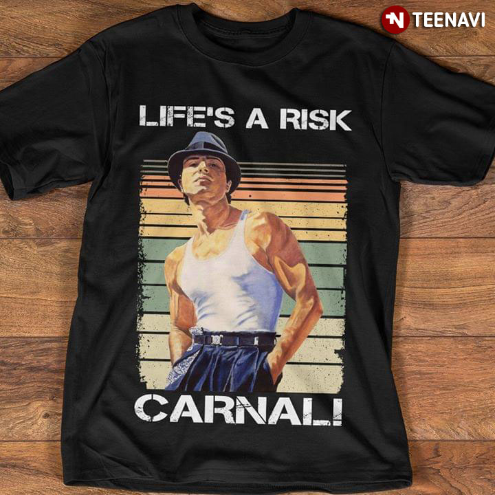 Paco Blood In Blood Out Life’S A Risk Carnal T-Shirt Paco Blood In Blood Out Life’S A Risk Carnal T-Shirt