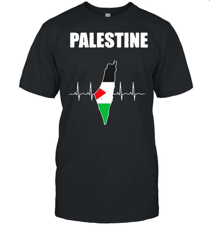 Palestine Heartbeat Free Palestine T-Shirt Palestine Heartbeat Free Palestine T-Shirt
