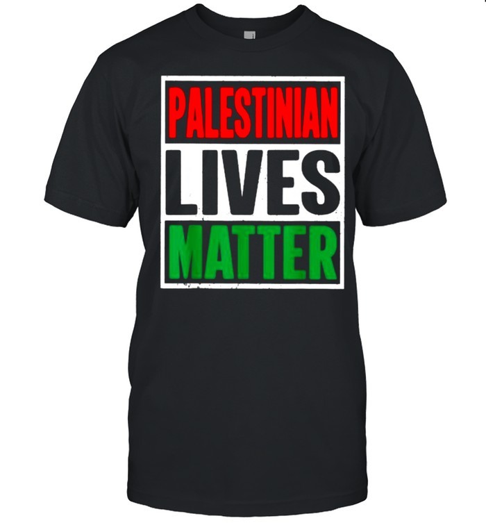 Palestinian Lives Matter Free Palestine Flag T-Shirt