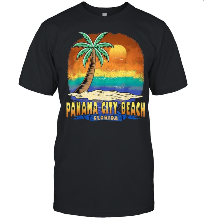 Panama City Beach Florida Souvenir Beach Summer Vintage T-Shirt