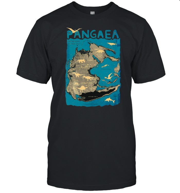 Pangaea 200 Million Years Ago Laurasia Europe North America Gondwana India T-Shirt