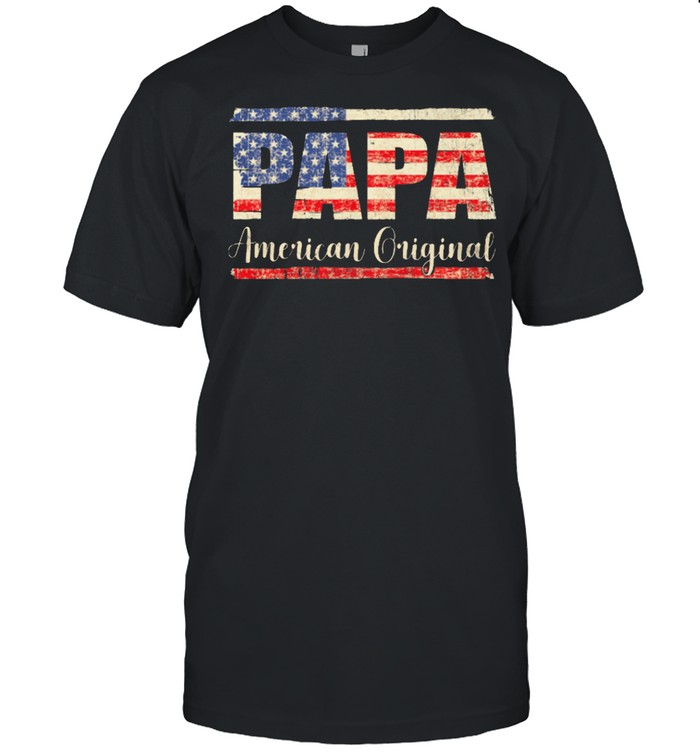 Papa American Original American Flag T-Shirt