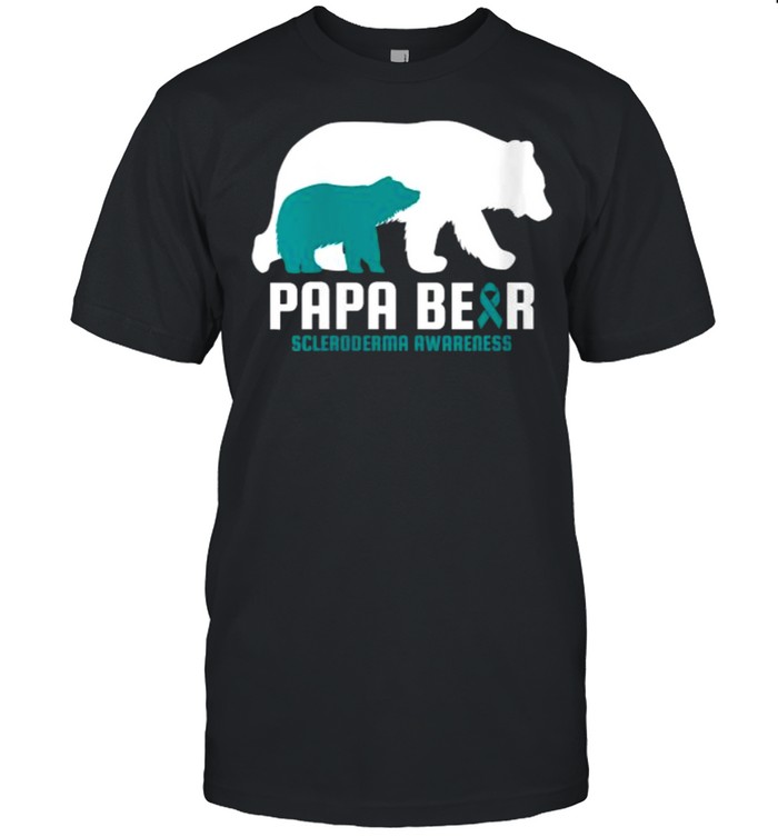 Papa Bear Scleroderma Awareness T-Shirt