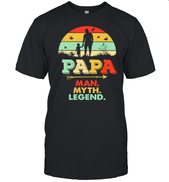 Papa Man Myth Legend Vintage T-Shirt