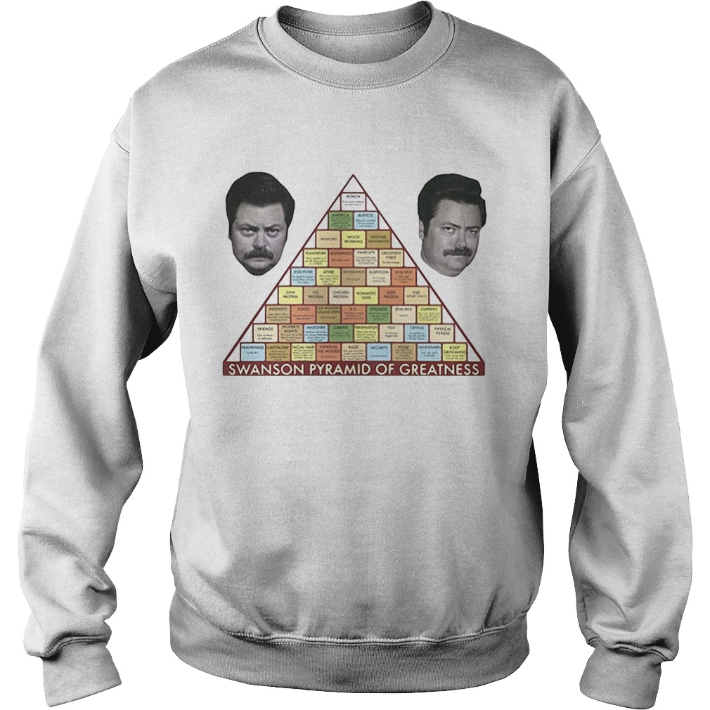 Parks And Recreation Swanson Pyramid Of Greatness T-Shirt