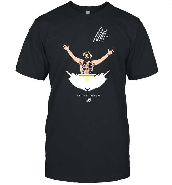 Pat Maroon Lightning Poster Series Tee T-Shirt