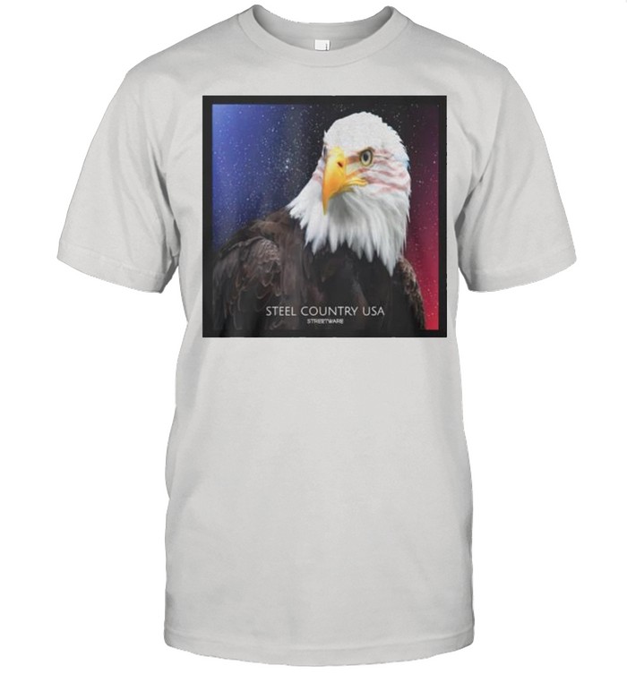 Patriot Eagle Steel Country Usa Streetware T-Shirt Patriot Eagle Steel Country Usa Streetware T-Shirt