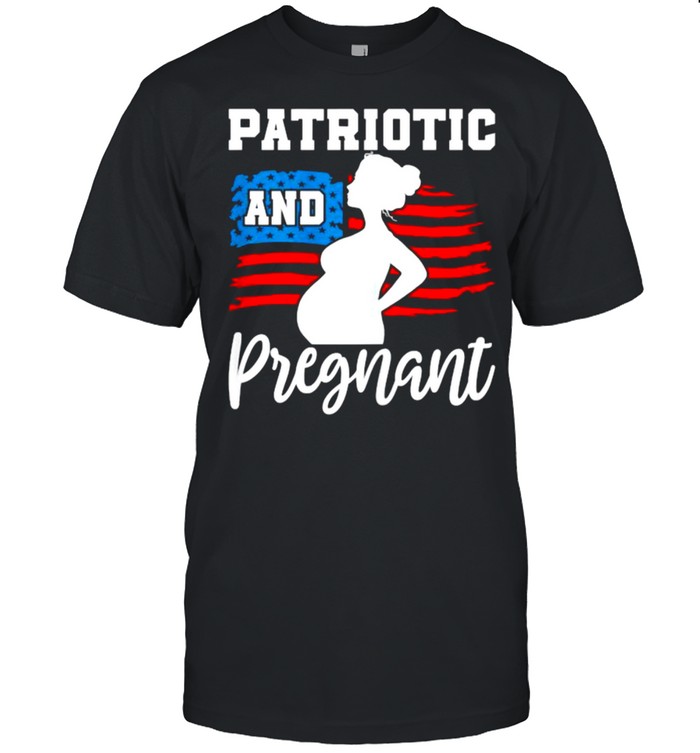 Patriotic And Pregnant Baby Reveal 4Th Of July Pregnancy T-Shirt Patriotic And Pregnant Baby Reveal 4Th Of July Pregnancy T-Shirt