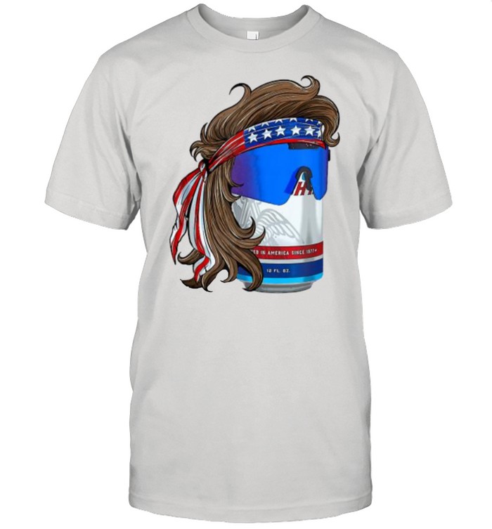 Patriotic Mullet Beer Graphic 4Th Of July Summer T-Shirt