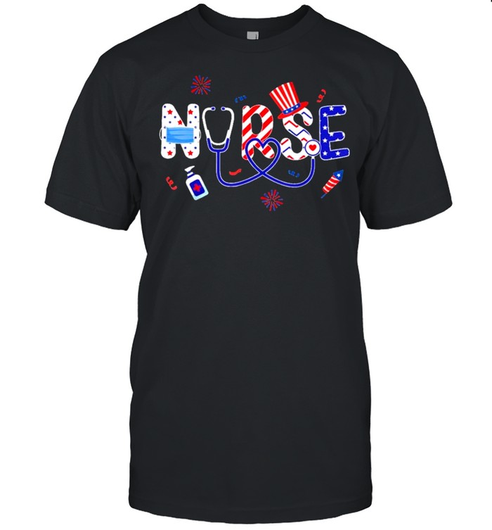 Patriotic Nurse 4Th Of July T-Shirt
