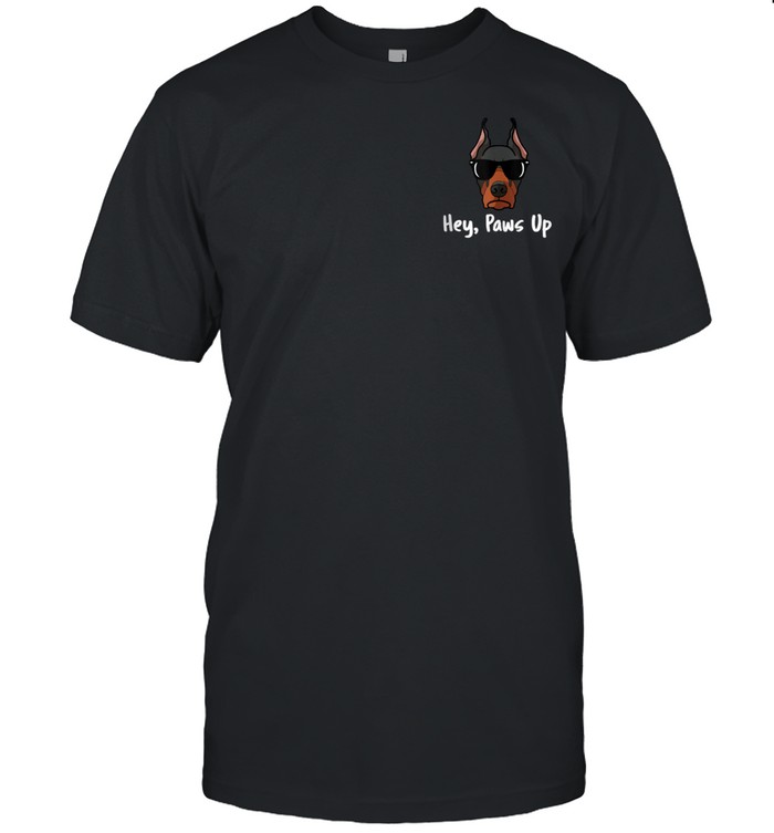 Paws Up Doberman Pinscher Dog Lover T-Shirt