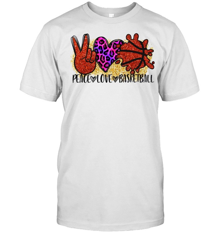 Peace Love Basketball T-Shirt