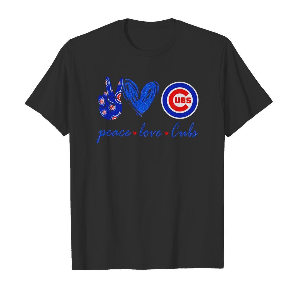Peace Love Chicago Cubs T-Shirt