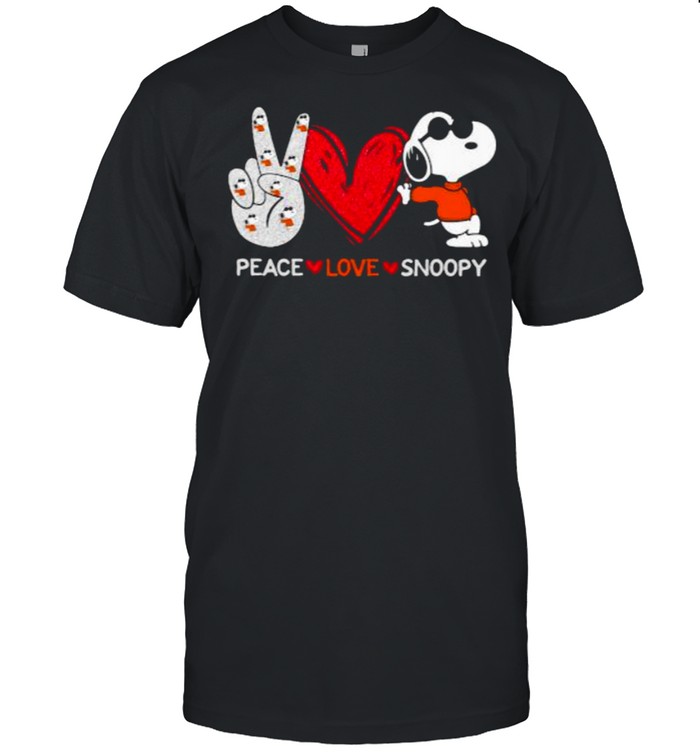 Peace Love Snoopy T-Shirt Peace Love Snoopy T-Shirt