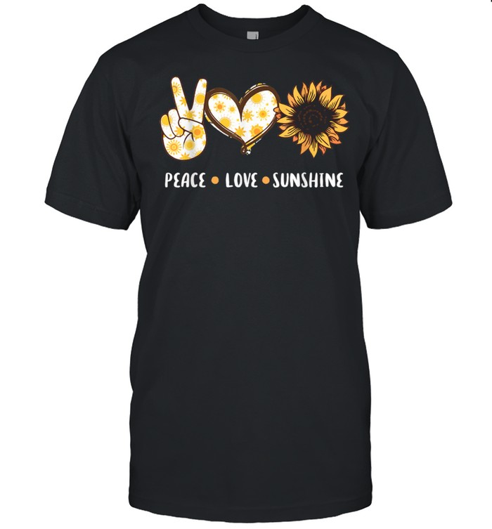 Peace Love Sunshine , Sunflower Outfit T-Shirt