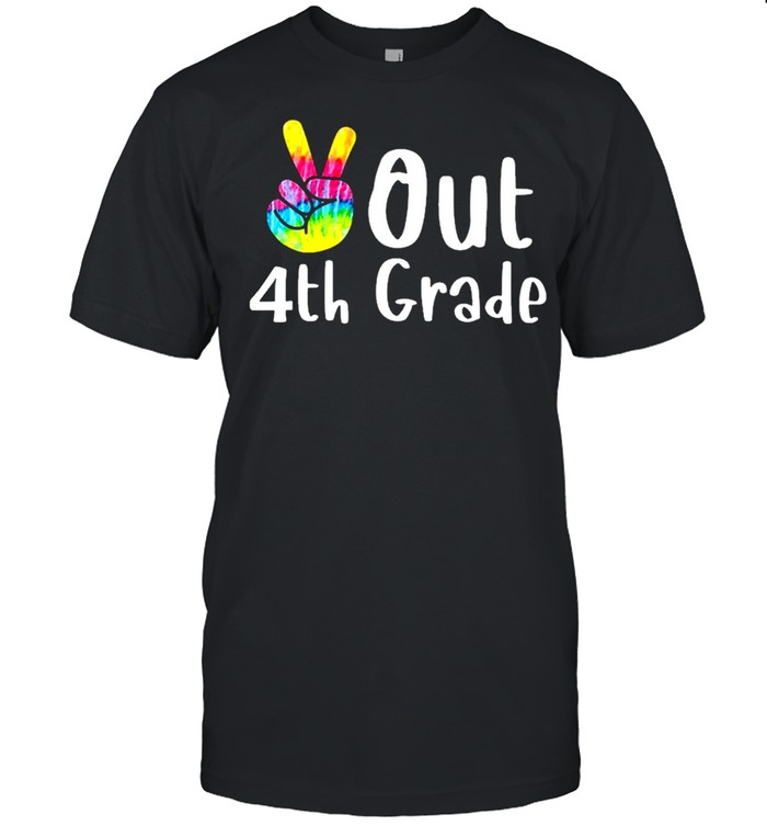 Peace Out 4Th Grade Tie Dye Graduation Class Of 2021 Virtual T-Shirt Peace Out 4Th Grade Tie Dye Graduation Class Of 2021 Virtual T-Shirt