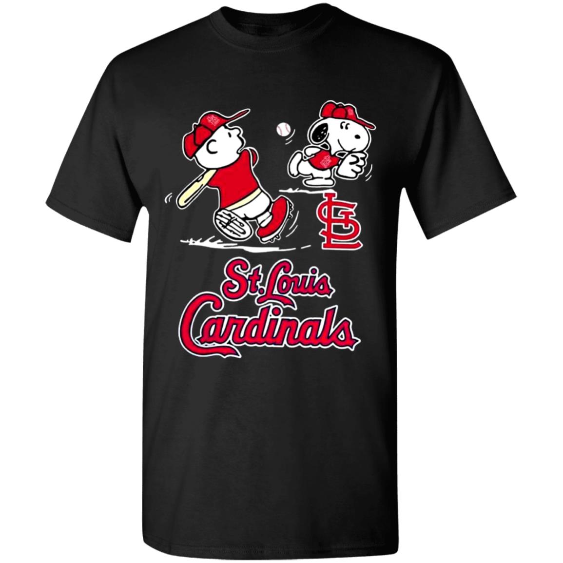 Peanuts-Charlie-Brown-And-Snoopy-Playing-Baseball-St G500 Gildan 5.3 Oz. T-Shirt