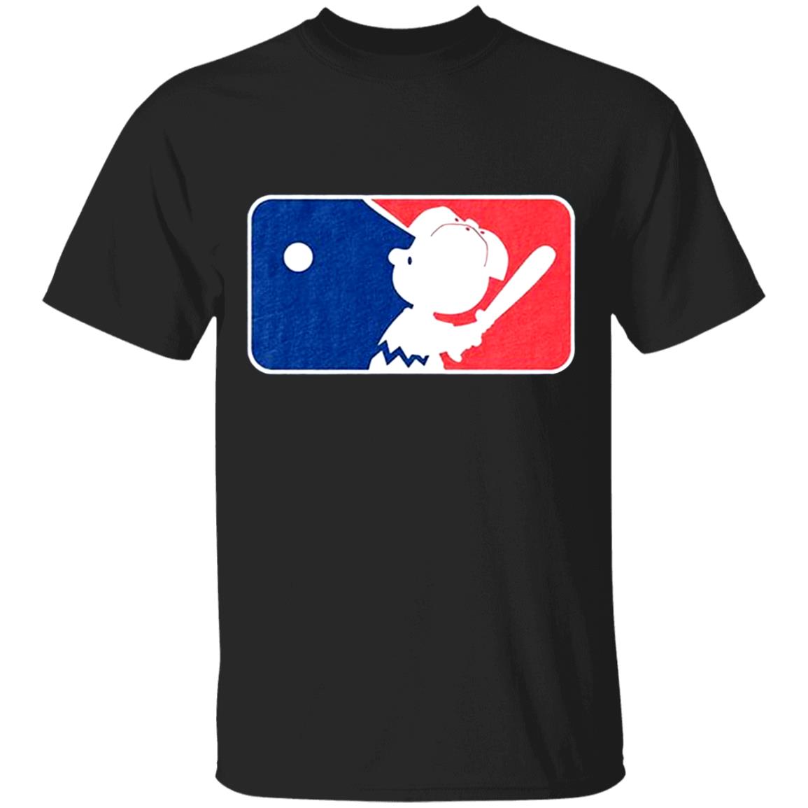 Peanuts-Charlie-Brown-Playing-Baseball-Nfl G500 Gildan 5.3 Oz. T-Shirt