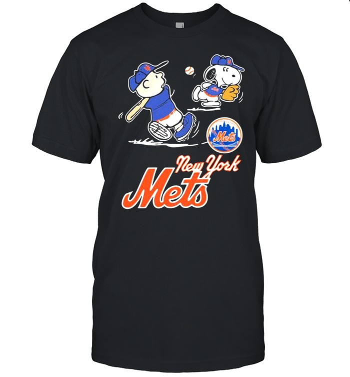 Peanuts Playing Football York Mets T-Shirt