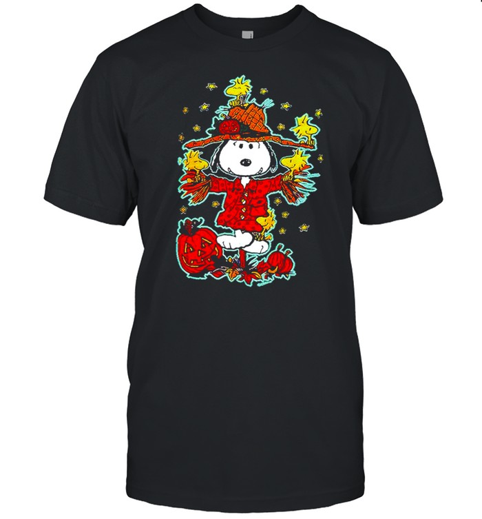Peanuts Snoopy Scare Crow And Woodstock T-Shirt Peanuts Snoopy Scare Crow And Woodstock T-Shirt