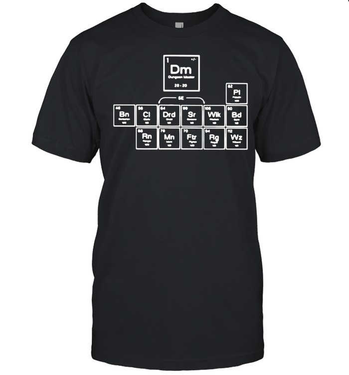 Periodic Dungeon Master Table T-Shirt