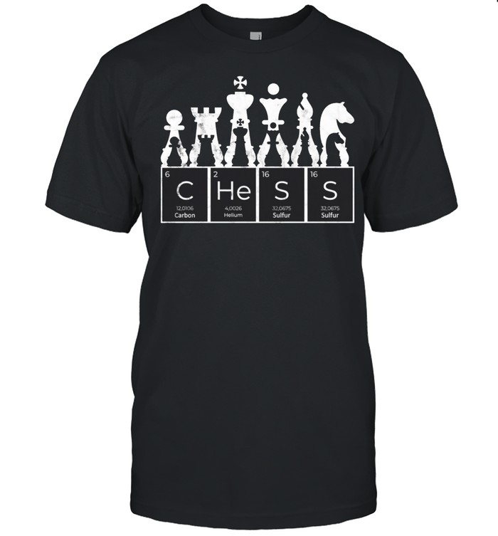 Periodic Table Elements Chess T-Shirt