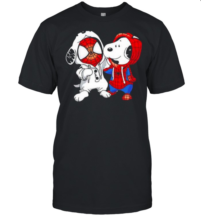 Snoopy And Spiderman T-Shirt