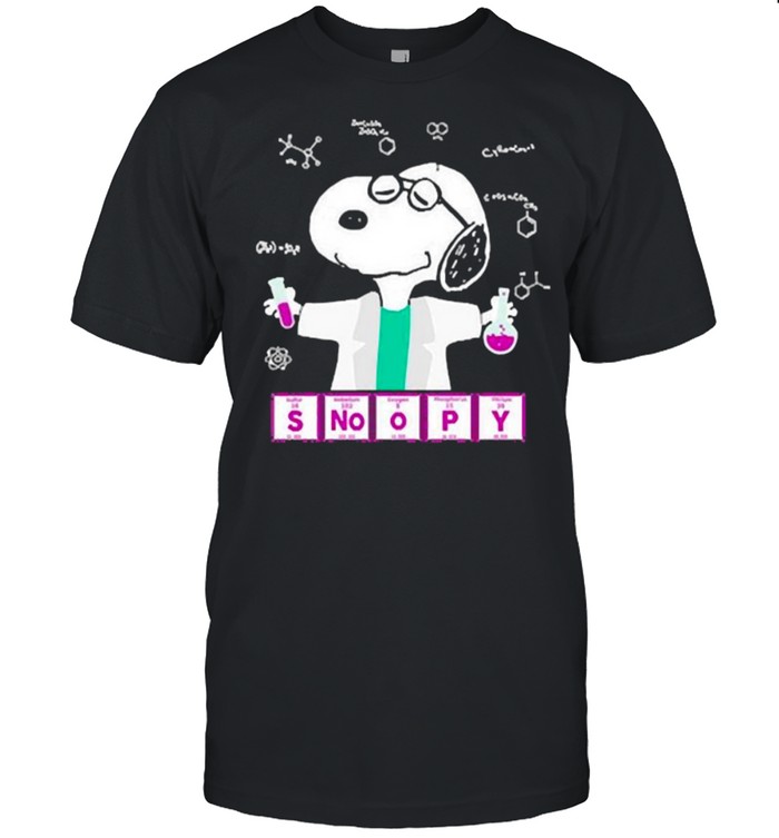 Snoopy Chemistry Lab T-Shirt
